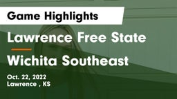 Lawrence Free State  vs Wichita Southeast  Game Highlights - Oct. 22, 2022