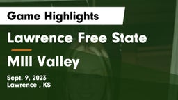 Lawrence Free State  vs MIll Valley  Game Highlights - Sept. 9, 2023