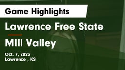 Lawrence Free State  vs MIll Valley  Game Highlights - Oct. 7, 2023
