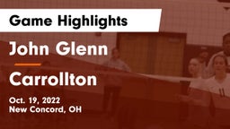 John Glenn  vs Carrollton  Game Highlights - Oct. 19, 2022