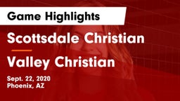 Scottsdale Christian vs Valley Christian  Game Highlights - Sept. 22, 2020