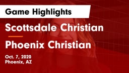 Scottsdale Christian vs Phoenix Christian  Game Highlights - Oct. 7, 2020
