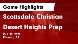 Scottsdale Christian vs Desert Heights Prep Game Highlights - Oct. 19, 2020