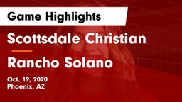 Scottsdale Christian vs Rancho Solano  Game Highlights - Oct. 19, 2020