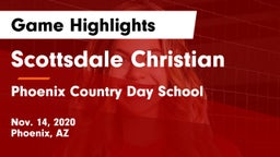 Scottsdale Christian vs Phoenix Country Day School Game Highlights - Nov. 14, 2020