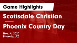Scottsdale Christian vs Phoenix Country Day Game Highlights - Nov. 4, 2020