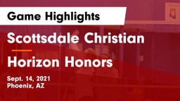 Scottsdale Christian vs Horizon Honors  Game Highlights - Sept. 14, 2021