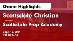 Scottsdale Christian vs Scottsdale Prep Academy Game Highlights - Sept. 18, 2021