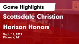 Scottsdale Christian vs Horizon Honors  Game Highlights - Sept. 18, 2021