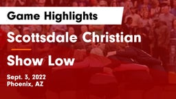 Scottsdale Christian vs Show Low  Game Highlights - Sept. 3, 2022