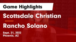 Scottsdale Christian vs Rancho Solano  Game Highlights - Sept. 21, 2022