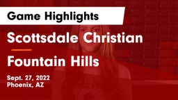 Scottsdale Christian vs Fountain Hills  Game Highlights - Sept. 27, 2022