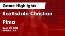 Scottsdale Christian vs Pima  Game Highlights - Sept. 30, 2022