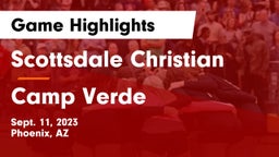 Scottsdale Christian vs Camp Verde  Game Highlights - Sept. 11, 2023