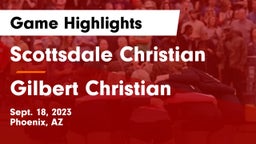 Scottsdale Christian vs Gilbert Christian  Game Highlights - Sept. 18, 2023
