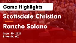 Scottsdale Christian vs Rancho Solano  Game Highlights - Sept. 20, 2023