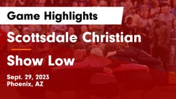 Scottsdale Christian vs Show Low  Game Highlights - Sept. 29, 2023