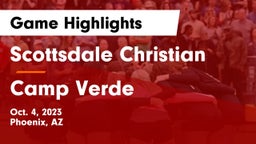 Scottsdale Christian vs Camp Verde  Game Highlights - Oct. 4, 2023