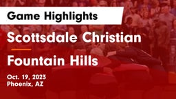 Scottsdale Christian vs Fountain Hills  Game Highlights - Oct. 19, 2023
