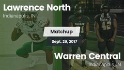 Matchup: Lawrence North High  vs. Warren Central  2017