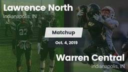 Matchup: Lawrence North High  vs. Warren Central  2019