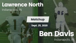 Matchup: Lawrence North High  vs. Ben Davis  2020