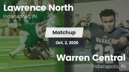 Matchup: Lawrence North High  vs. Warren Central  2020