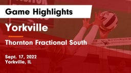 Yorkville  vs Thornton Fractional South  Game Highlights - Sept. 17, 2022
