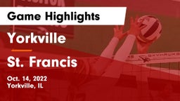 Yorkville  vs St. Francis  Game Highlights - Oct. 14, 2022