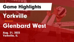 Yorkville  vs Glenbard West  Game Highlights - Aug. 21, 2023
