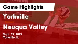 Yorkville  vs Neuqua Valley  Game Highlights - Sept. 23, 2023