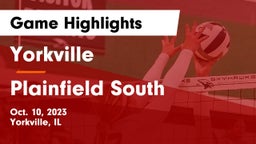 Yorkville  vs Plainfield South Game Highlights - Oct. 10, 2023