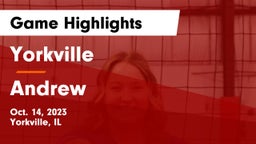 Yorkville  vs Andrew  Game Highlights - Oct. 14, 2023