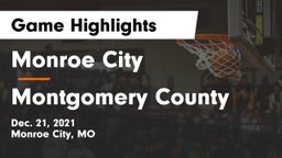 Monroe City  vs Montgomery County  Game Highlights - Dec. 21, 2021