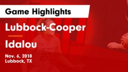 Lubbock-Cooper  vs Idalou  Game Highlights - Nov. 6, 2018
