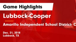 Lubbock-Cooper  vs Amarillo Independent School District- Caprock  Game Highlights - Dec. 21, 2018