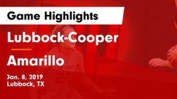 Lubbock-Cooper  vs Amarillo  Game Highlights - Jan. 8, 2019
