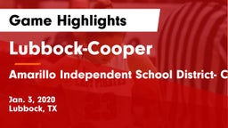 Lubbock-Cooper  vs Amarillo Independent School District- Caprock  Game Highlights - Jan. 3, 2020