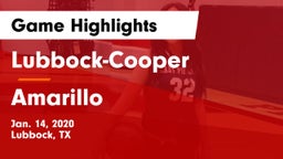 Lubbock-Cooper  vs Amarillo  Game Highlights - Jan. 14, 2020