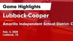 Lubbock-Cooper  vs Amarillo Independent School District- Caprock  Game Highlights - Feb. 4, 2020