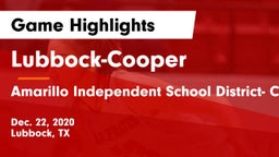 Lubbock-Cooper  vs Amarillo Independent School District- Caprock  Game Highlights - Dec. 22, 2020