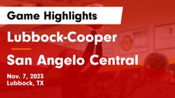 Lubbock-Cooper  vs San Angelo Central  Game Highlights - Nov. 7, 2023