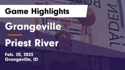 Grangeville  vs Priest River Game Highlights - Feb. 20, 2023