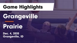Grangeville  vs Prairie  Game Highlights - Dec. 4, 2020