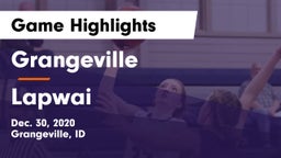 Grangeville  vs Lapwai  Game Highlights - Dec. 30, 2020