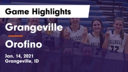 Grangeville  vs Orofino  Game Highlights - Jan. 14, 2021