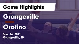 Grangeville  vs Orofino  Game Highlights - Jan. 26, 2021