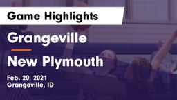 Grangeville  vs New Plymouth  Game Highlights - Feb. 20, 2021