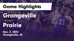 Grangeville  vs Prairie   Game Highlights - Dec. 2, 2022