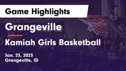 Grangeville  vs Kamiah  Girls Basketball Game Highlights - Jan. 23, 2023